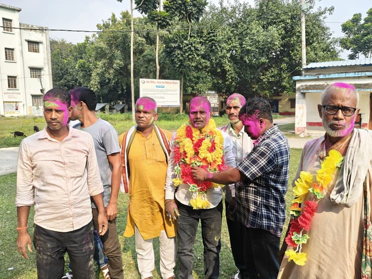 विशनपुर शिवराम पंचायत के उप मुखिया बने गुलाब दास