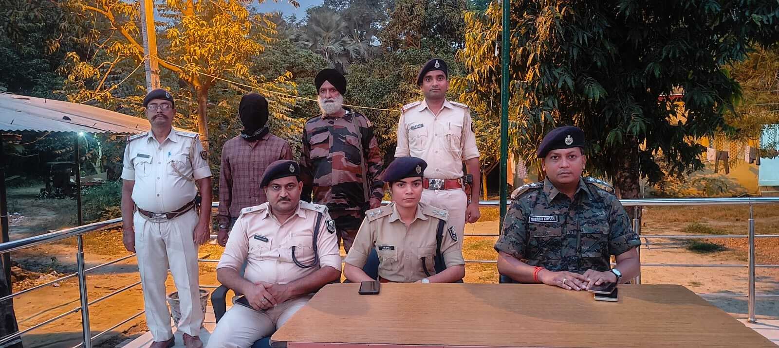 10.95 लाख लूटकांड में फरार मुजफ्फरपुर का ओमप्रकाश गिरफ्तार