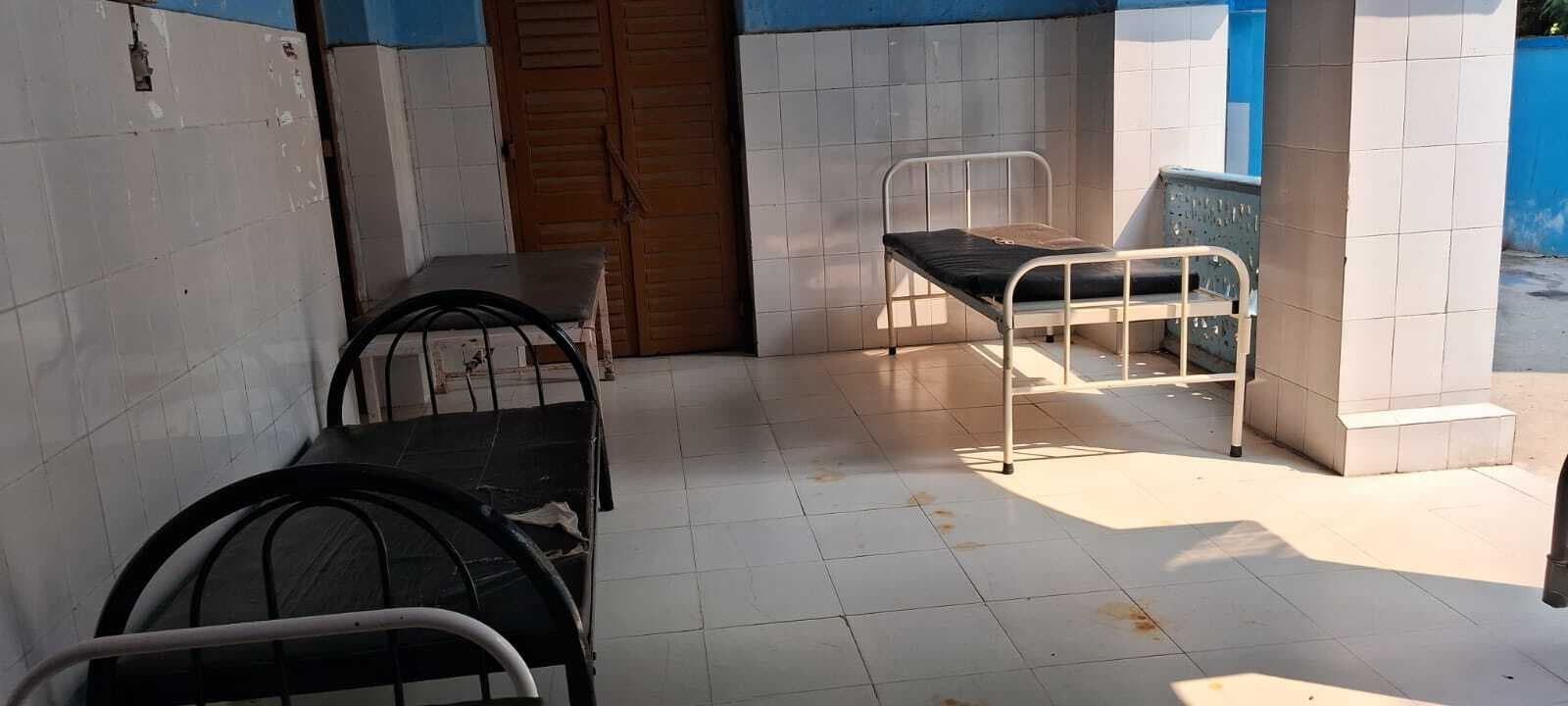 अस्पताल में तैयार किया जा रहा पांच बेड का बर्न वार्ड