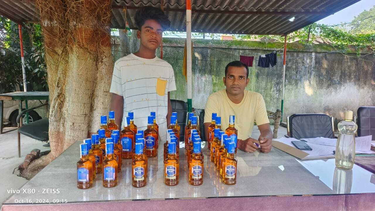 अलग-अलग जगहों पर छापामारी में 95 लीटर शराब जब्त