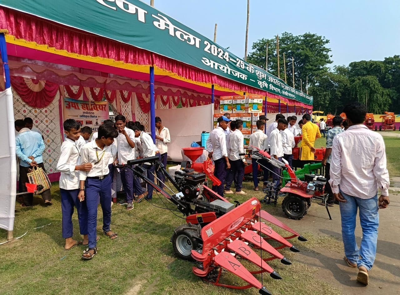 38 लाख 70 हजार छह सौ रुपये का बिक्री हुआ कृषि यंत्र