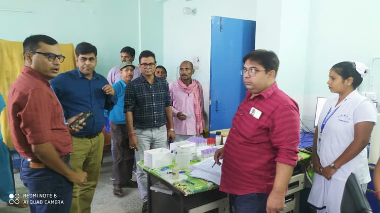 अररिया अंचल कार्यालय में कार्यरत अमीन की संविदा रद्द