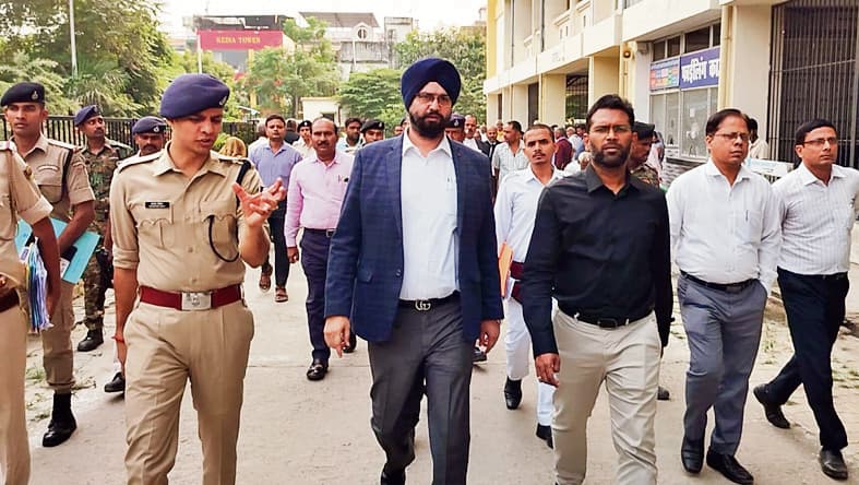 Gopalganj News : जिला जज ने कोर्ट की सुरक्षा का लिया जायजा