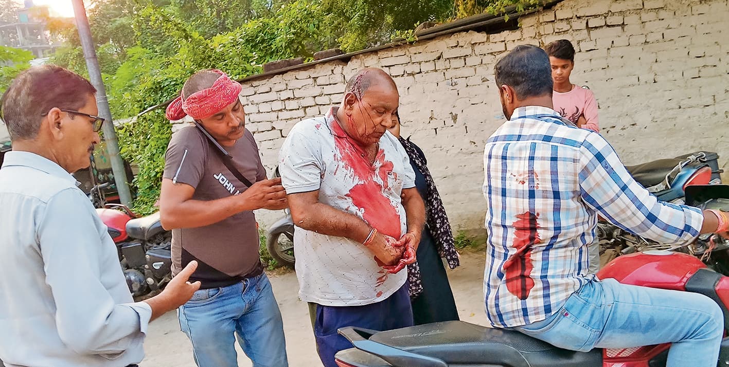 Gaya News : जमीन विवाद को लेकर मारपीट व गोलीबारी