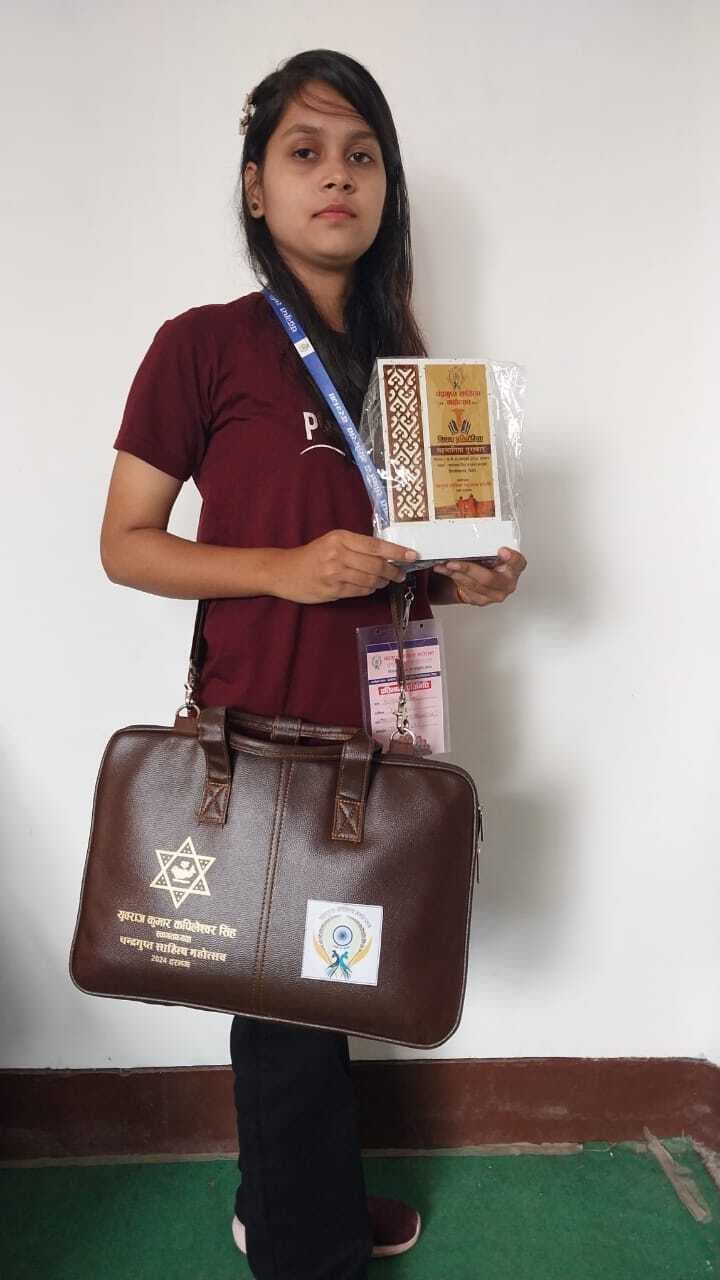 मुंगेर की रीतिका के लोक कथा को मिला चंद्रगुप्त महोत्सव में प्रथम पुरस्कार