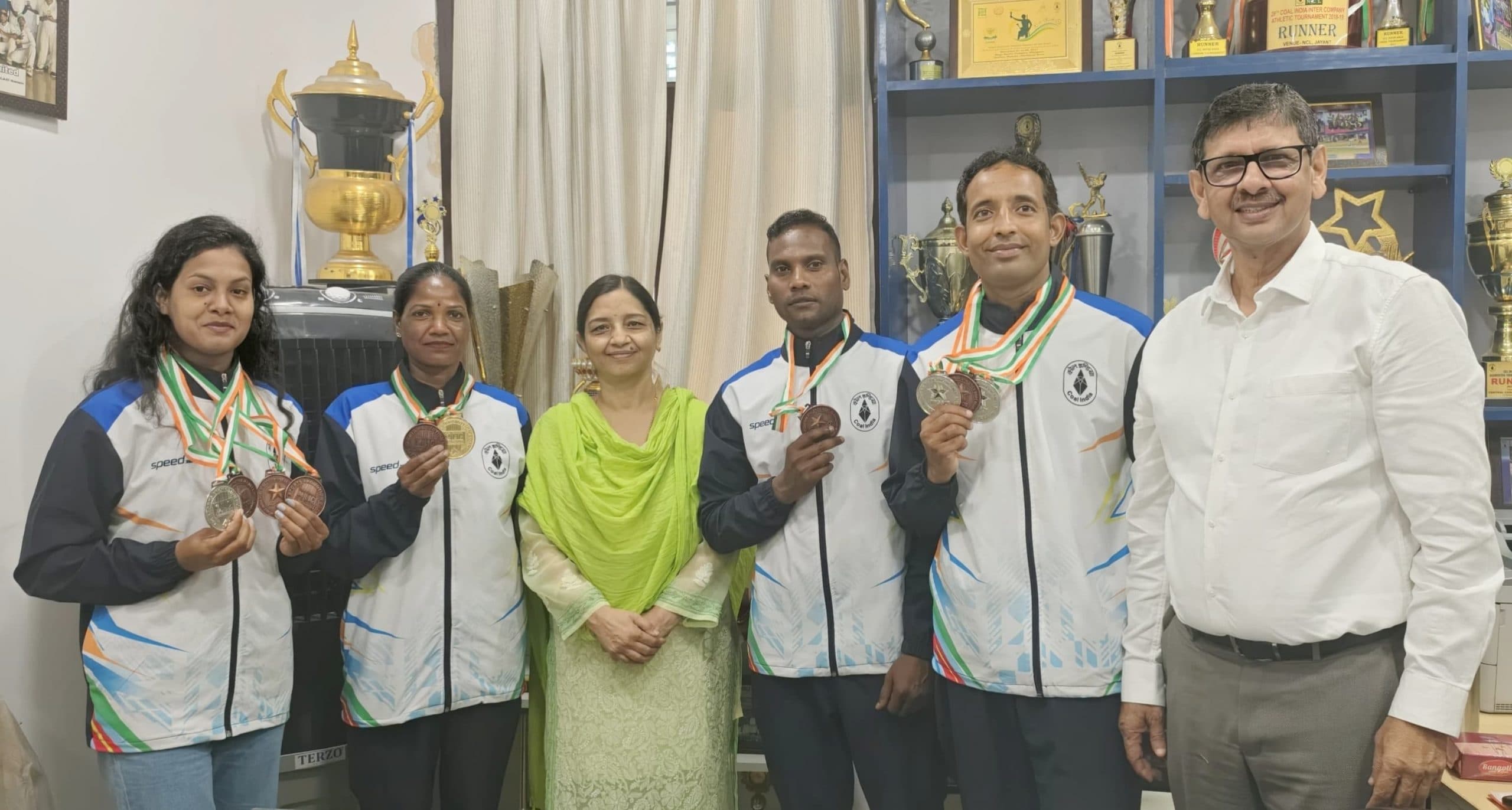 Coal India : अखिल भारतीय सार्वजनिक क्षेत्र एथलेटिक्स में कोल इंडिया बना उप विजेता