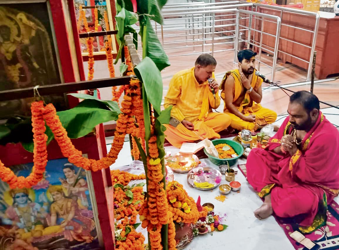 Saran News : सीताराम-हनुमान से गूंजा मारुति मानस मंदिर परिसर