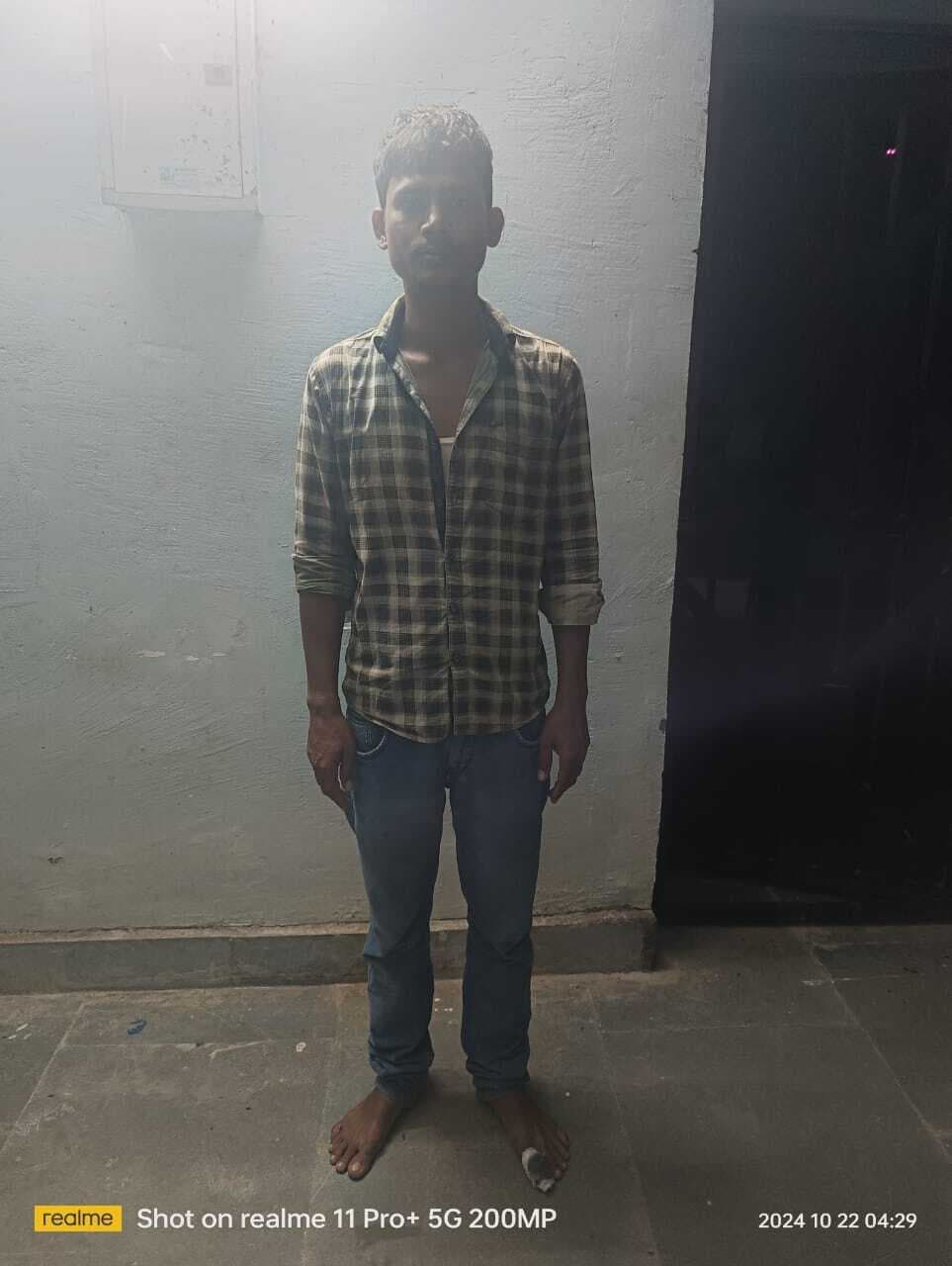 नगरडीह मोड़ की घटना में पुलिस वाहन जलाने के आरोप में एक अभियुक्त गिरफ्तार