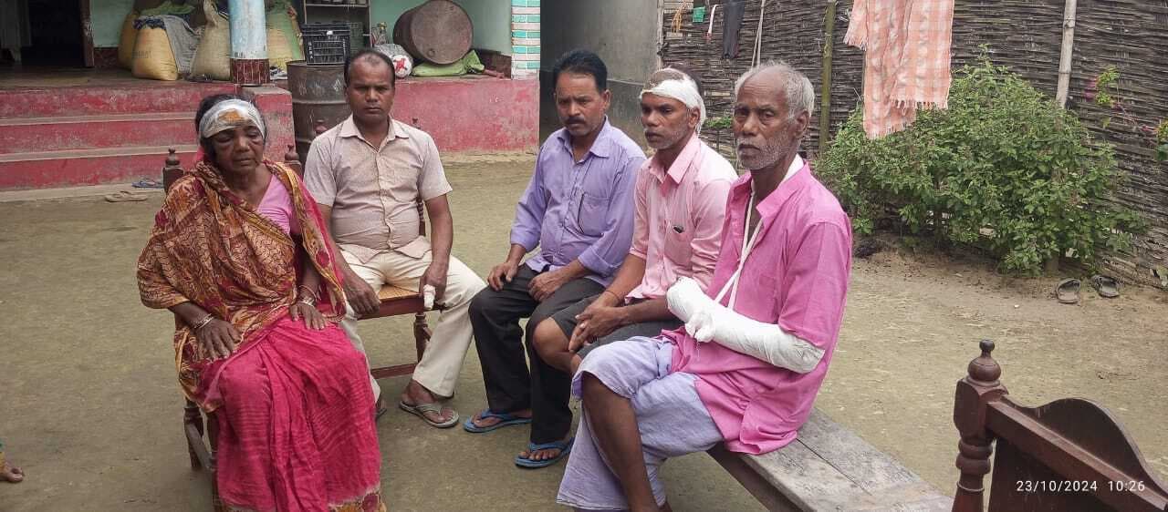 दो पक्ष में मारपीट, आधा दर्जन जख्मी