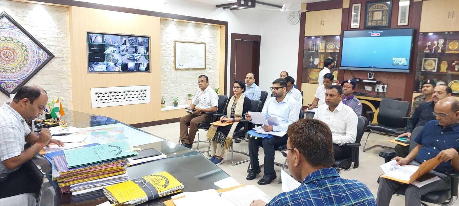 Samastipur News:जिलाधिकारी ने ट्रॉफी गौरव यात्रा के तैयारी समीक्षा, दिये निर्देश