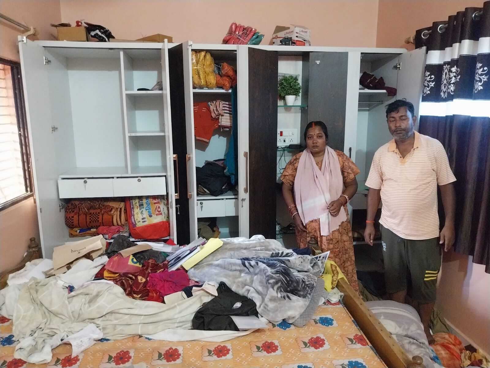 BOKARO NEWS : नावाडीह में खाद्यान्न व्यवसायी के घर लाखों का डाका