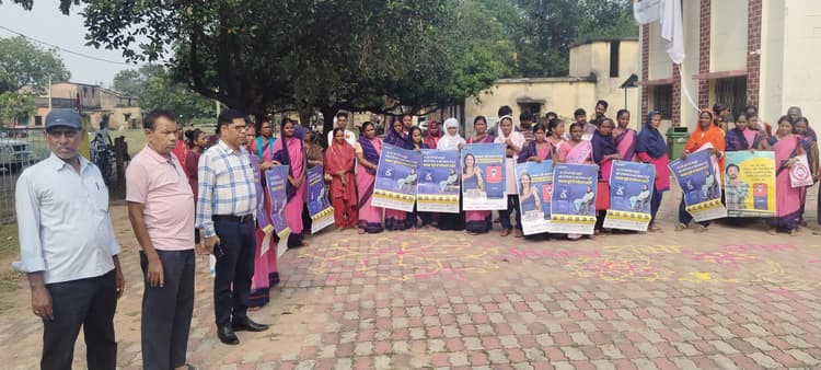 नारायणपुर में चलाया गया मतदाता जागरुकता अभियान