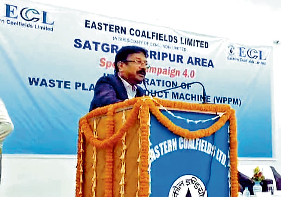 इसीएल के सीएमडी ने किया सातग्राम-श्रीपुर एरिया का दौरा