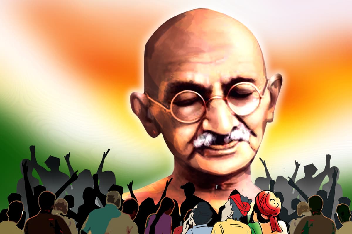 विश्व कल्याण के लिए गांधी का अनुसरण आवश्यक