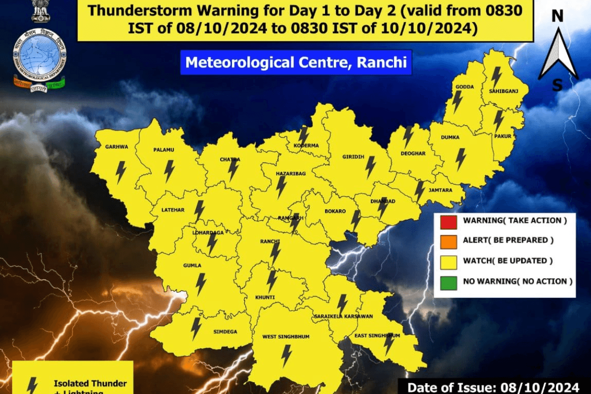 Jharkhand Weather Alert: दुर्गा पूजा में बारिश बिगाड़ सकती है लोगों का मूड, जानें कब मिलेगी राहत