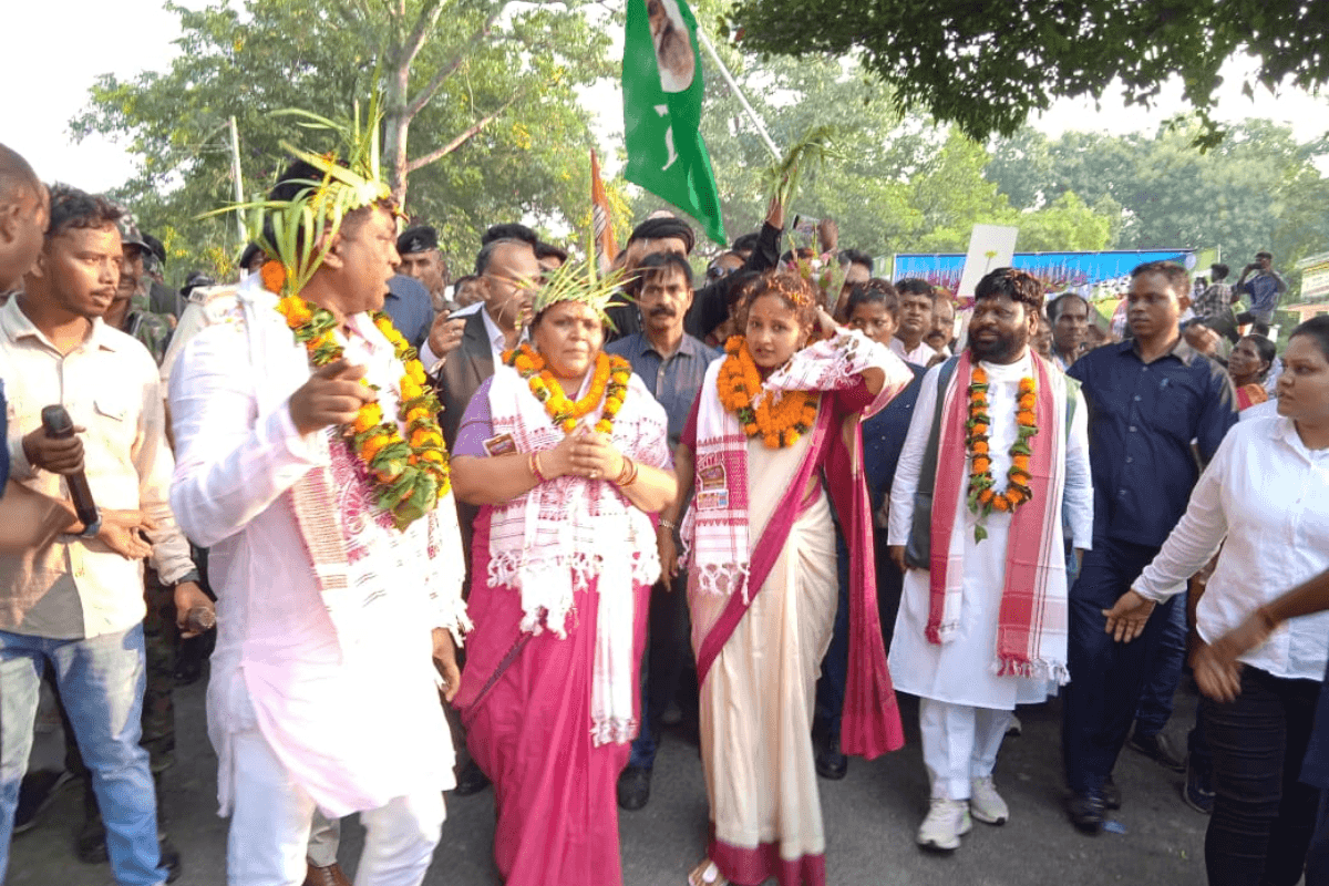 कल्पना सोरेन ने गुमला से किया बीजेपी पर वार, बोलीं झारखंड में नहीं चलेगी जुमलेबाजी