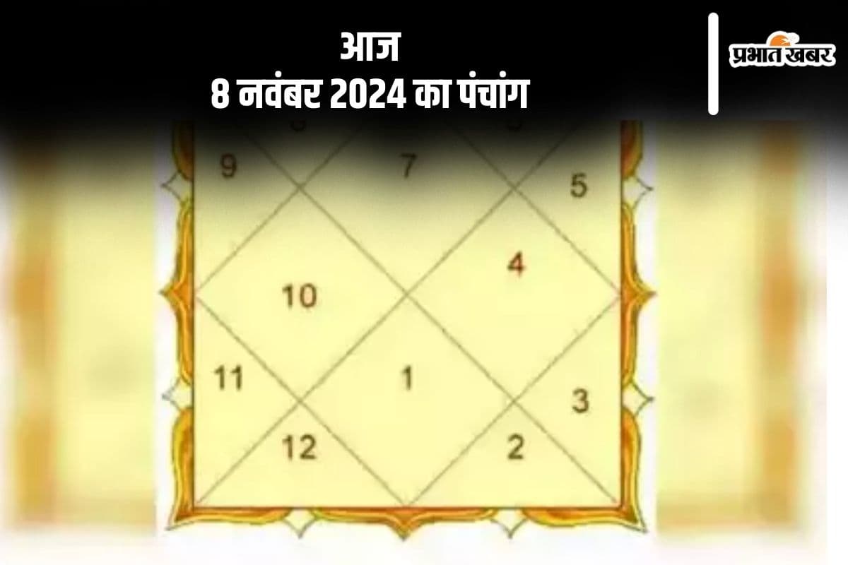 Aaj Ka Panchang: आज 8 नवंबर 2024 का पंचांग, देखें शुभ मुहूर्त और चन्द्रोदय का समय