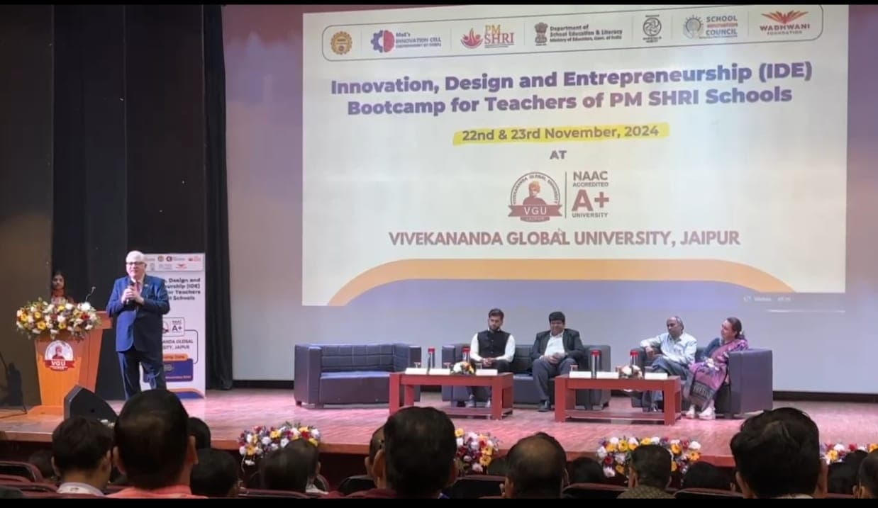 विवेकानंद ग्लोबल यूनिवर्सिटी में दो दिवसीय बूट कैंप का आयोजन, इनोवेशन-नवाचार, डिजाइन और उद्यमिता पर जोर