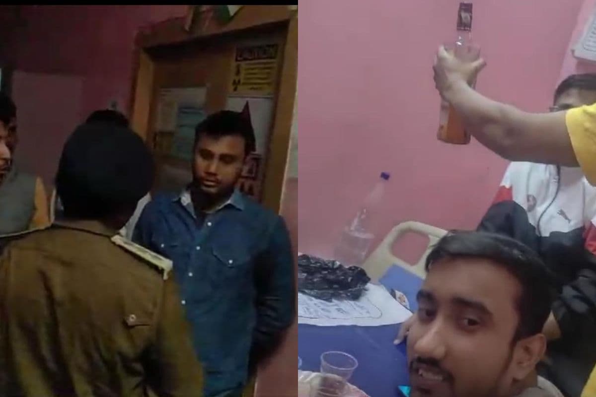 भभुआ के सदर अस्पताल में शराब पार्टी का वीडियो वायरल, पांच कर्मी गिरफ्तार
