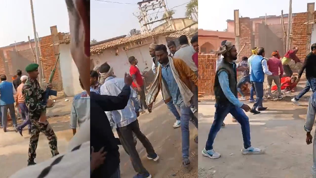 पैक्स चुनाव के दौरान बूथ परिसर बना रणक्षेत्र, उपद्रवियों ने महिलाओं को भी पीटा, देखें वीडियो