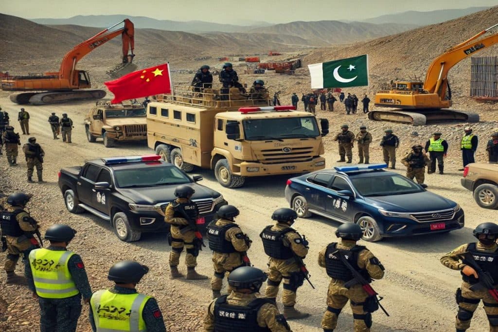chinese army in pakistan