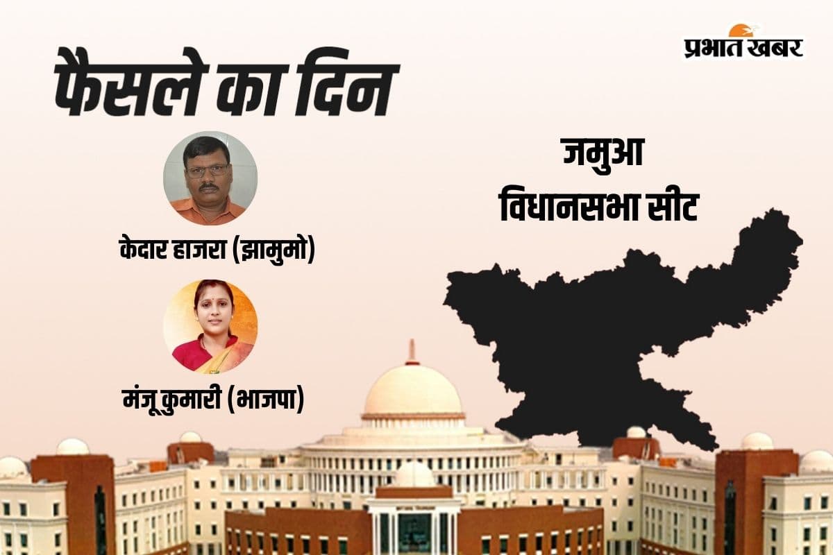 Jamua Vidhan Sabha Result 2024: बीजेपी की मंजू कुमारी आगे, जेएमएम के केदार हाजरा पीछे