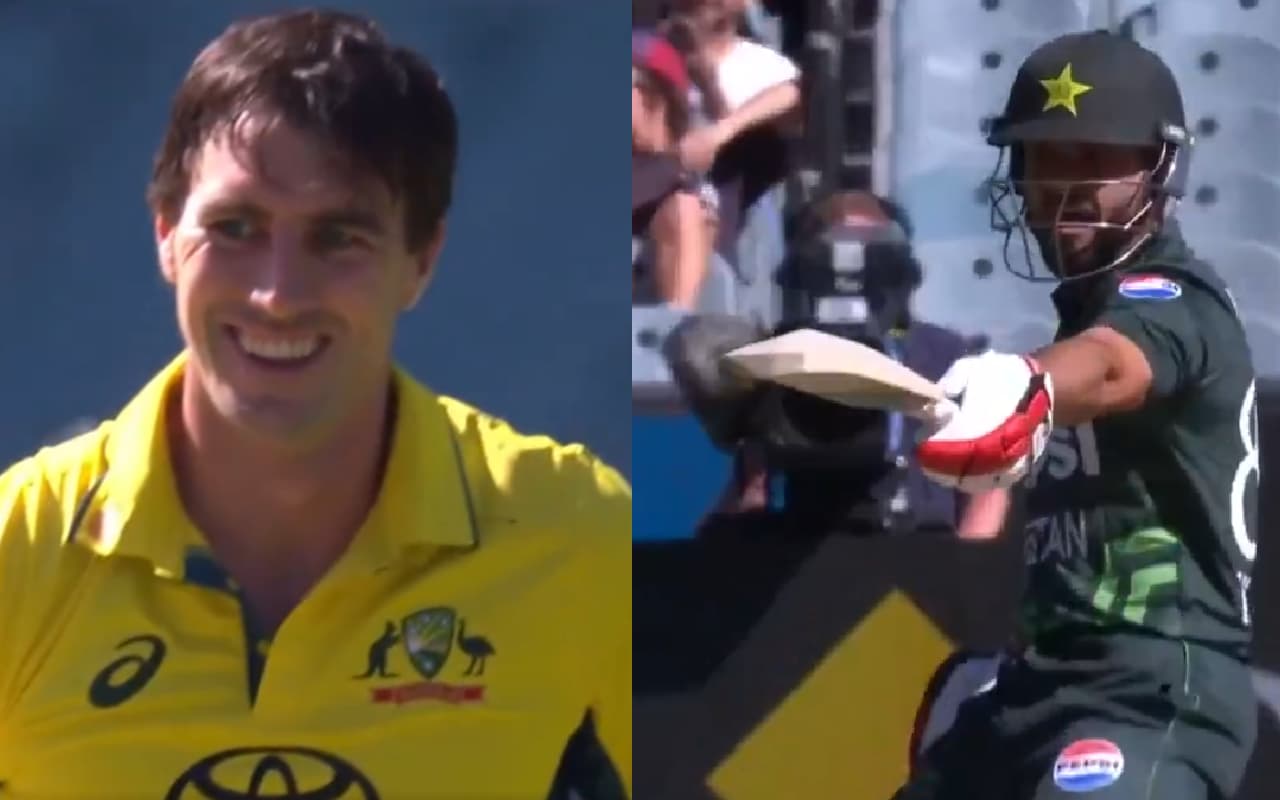 AUS vs PAK: कामरान गुलाम ने पैट कमिंस को चिढ़ाया, अगली ही गेंद पर हो गए आउट, वीडियो
