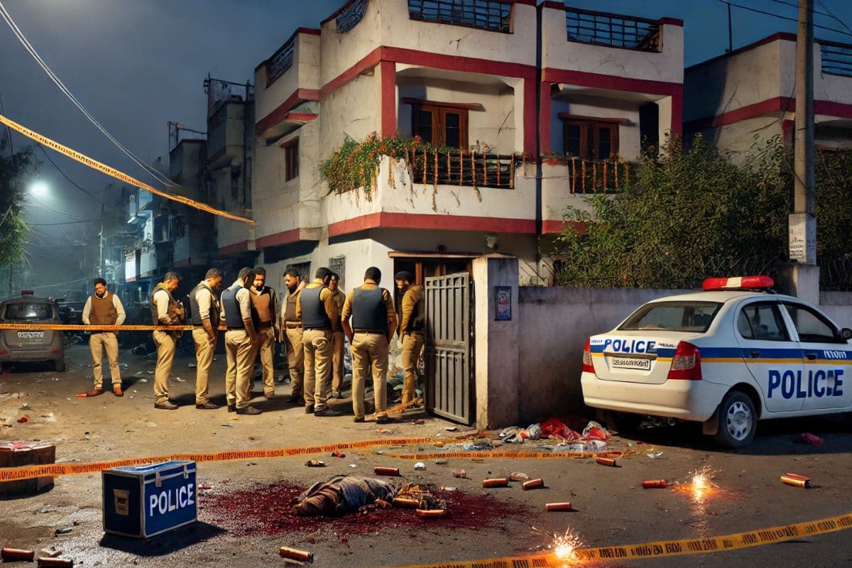 दिवाली के दिन घर के बाहर 40 वर्षीय व्यक्ति और किशोर भतीजे की गोली मारकर हत्या, बेटा घायल