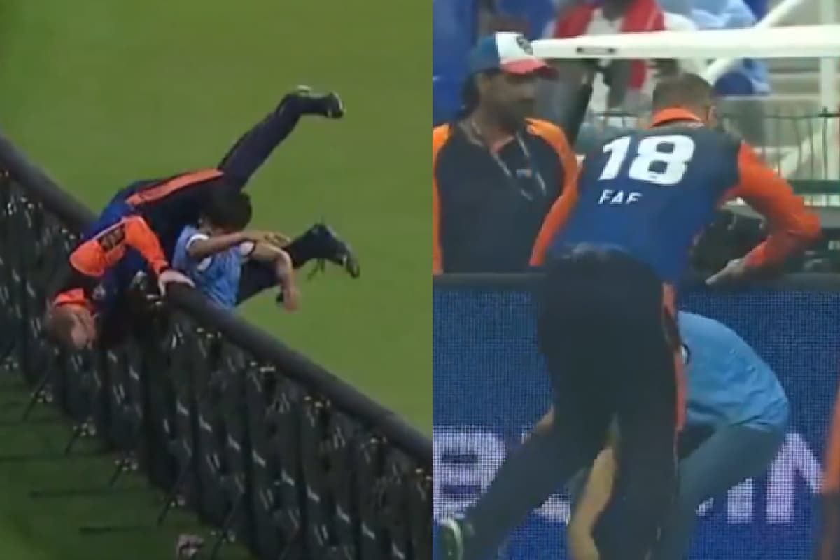 Viral Video: बॉल बॉय ने फाफ डू प्लेसिस को उठाकर फेंका मैदान के बाहर, चारों खाने चित हुए पूर्व कप्तान