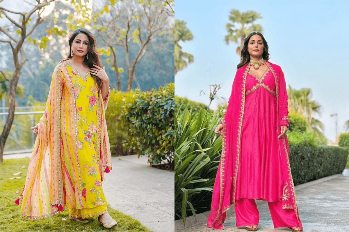 Hina Khan Inspired Desi Look: हीना खान से इंस्पायर्ड देसी सूट लुक: जानें कैसे पाएं स्टाइलिश और एलीगेंट लुक