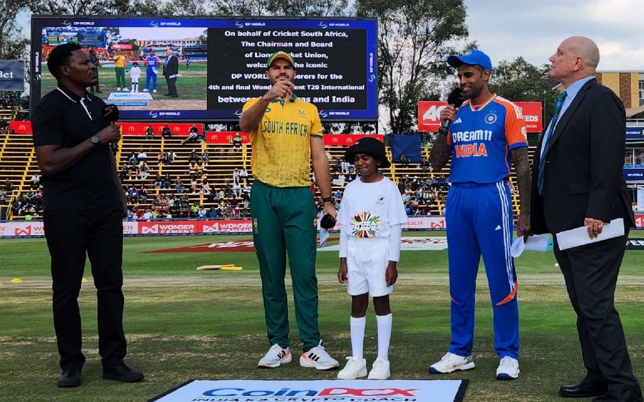 IND vs SA: भारत ने टॉस जीतकर किया बल्लेबाजी का फैसला, टीम में कोई बदलाव नहीं
