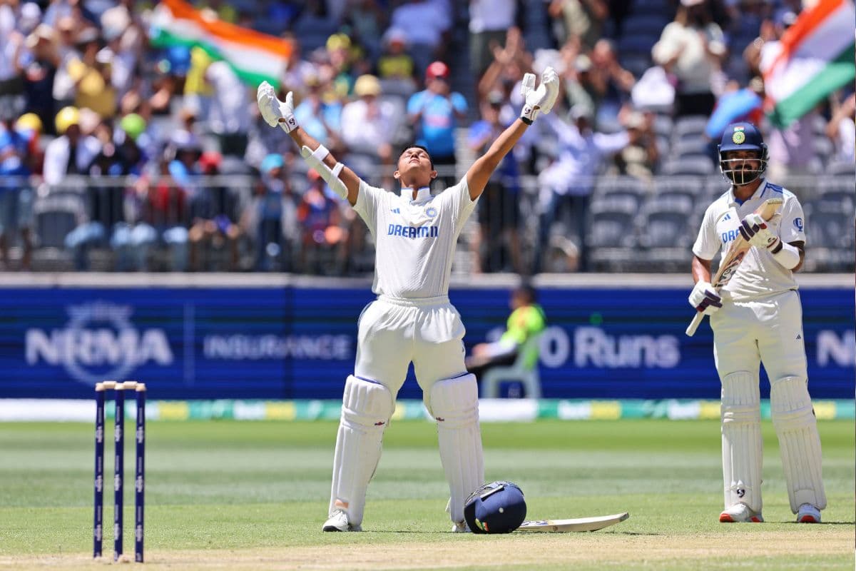 INDvsAUS: यशस्वी भव! शानदार जायसवाल ने छक्के साथ पूरा किया शतक, देखें वीडियो