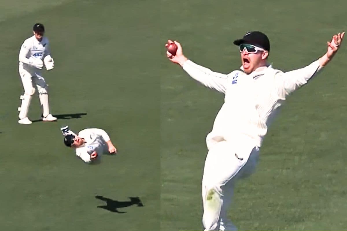 ENG vs NZ: लगाई शेर जैसी छलांग और धर दबोची गेंद, न्यूजीलैंड के फिलिप्स का उड़ता हुआ कैच, देखें वीडियो