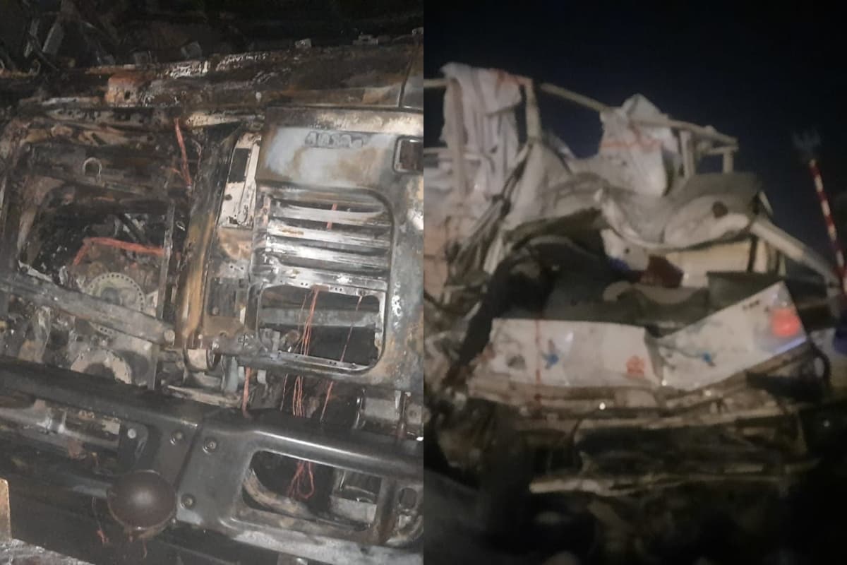 Road Accident In Seraikela : भीषण सड़क हादसे में तीन की मौत, चालक जिंदा जला