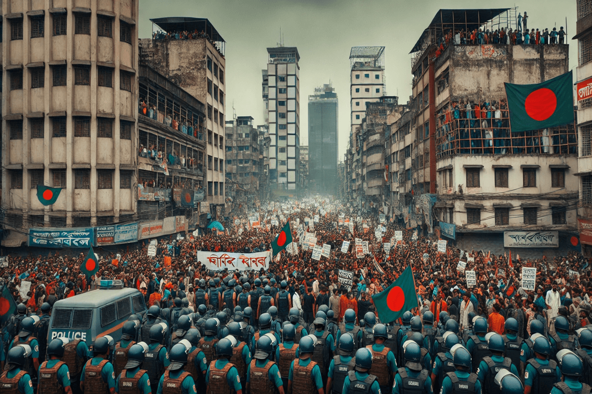 बांग्लादेश में सियासी संघर्ष तेज, ढाका में आज शेख हसीना समर्थकों का विरोध प्रदर्शन