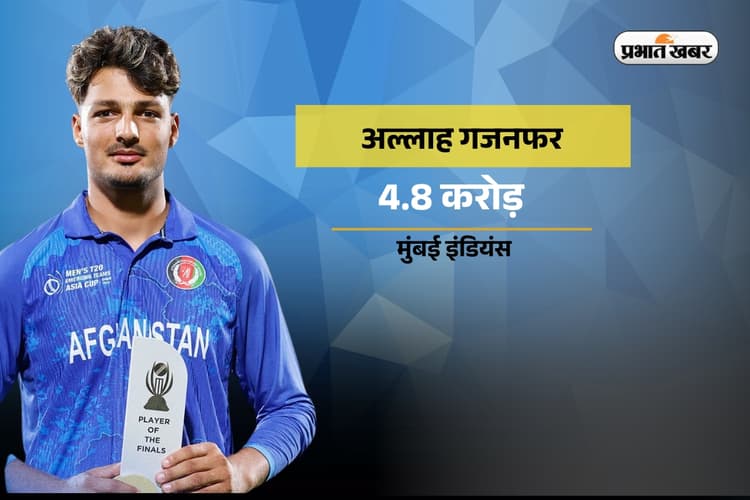 IPL 2025 Auction: कौन हैं अल्लाह गजनफर, जिन्हें मुंबई इंडियंस ने 4.8 करोड़ रुपये में खरीदा