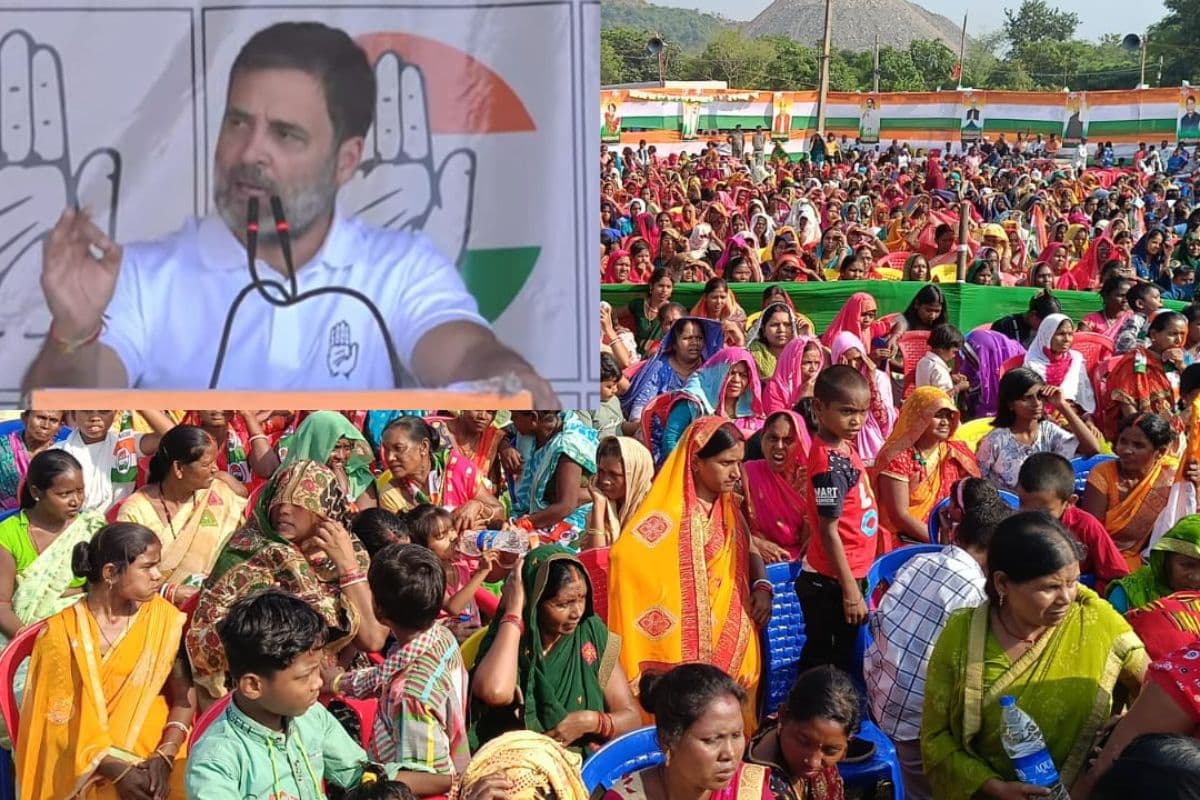 Rahul Gandhi Addressing Rally Rahul Gandhi Addressing Rally