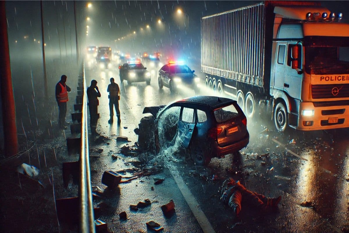 Car Accident: लखनऊ एक्सप्रेसवे पर कार दुर्घटना में 3 युवकों की मौत, 2 गंभीर घायल