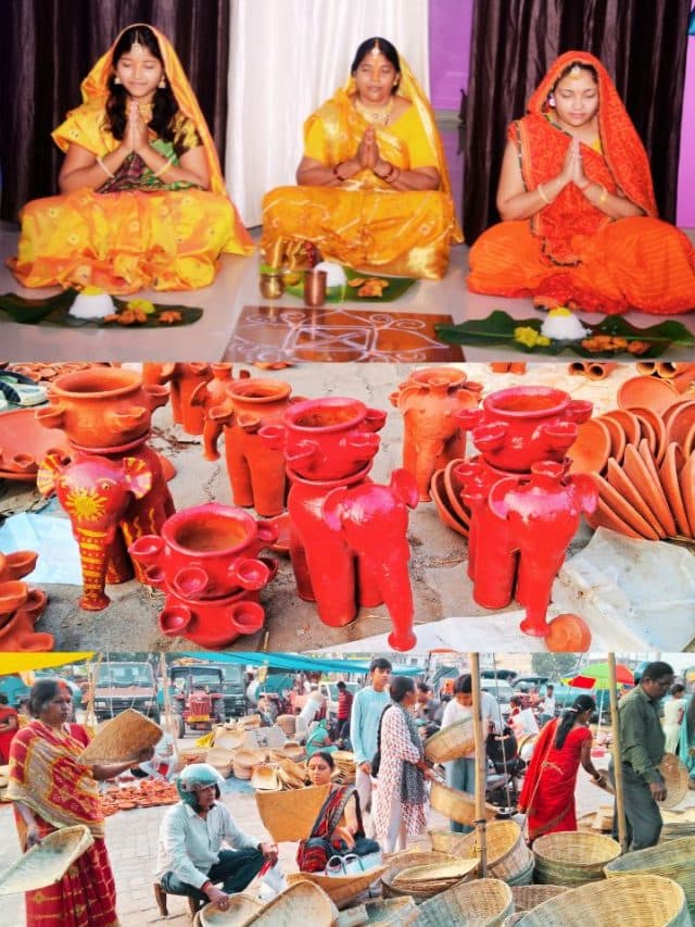 छठ महापर्व में बढ़ी मिट्टी के दीये और बर्तनों की डिमांड
