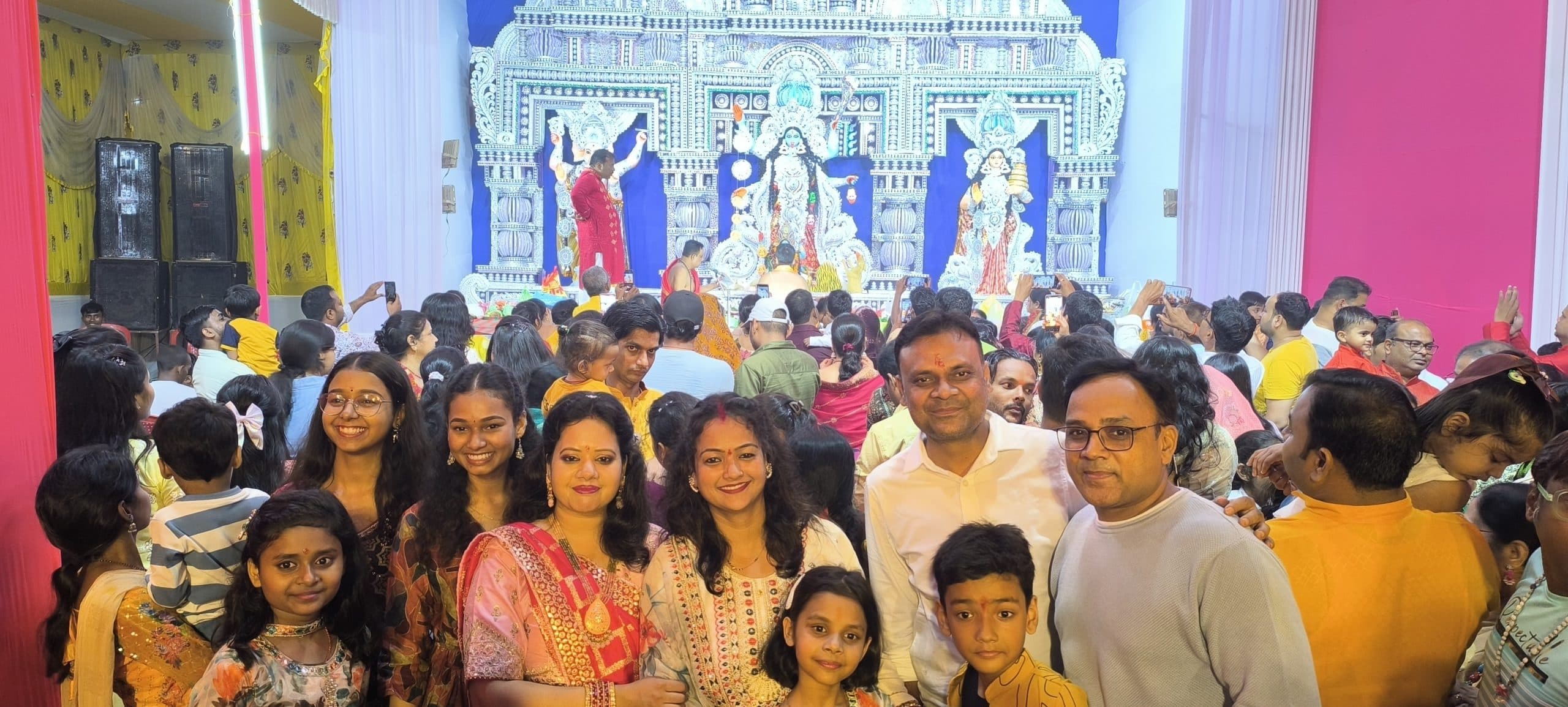 Giridh News : श्रद्धाभाव के साथ की गयी कालीपूजा