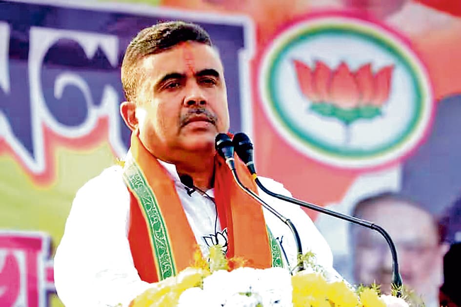 भाजपा नेता शुभेंदु अधिकारी ने तृणमूल कांग्रेस प्रवक्ता को भेजा कानूनी नोटिस