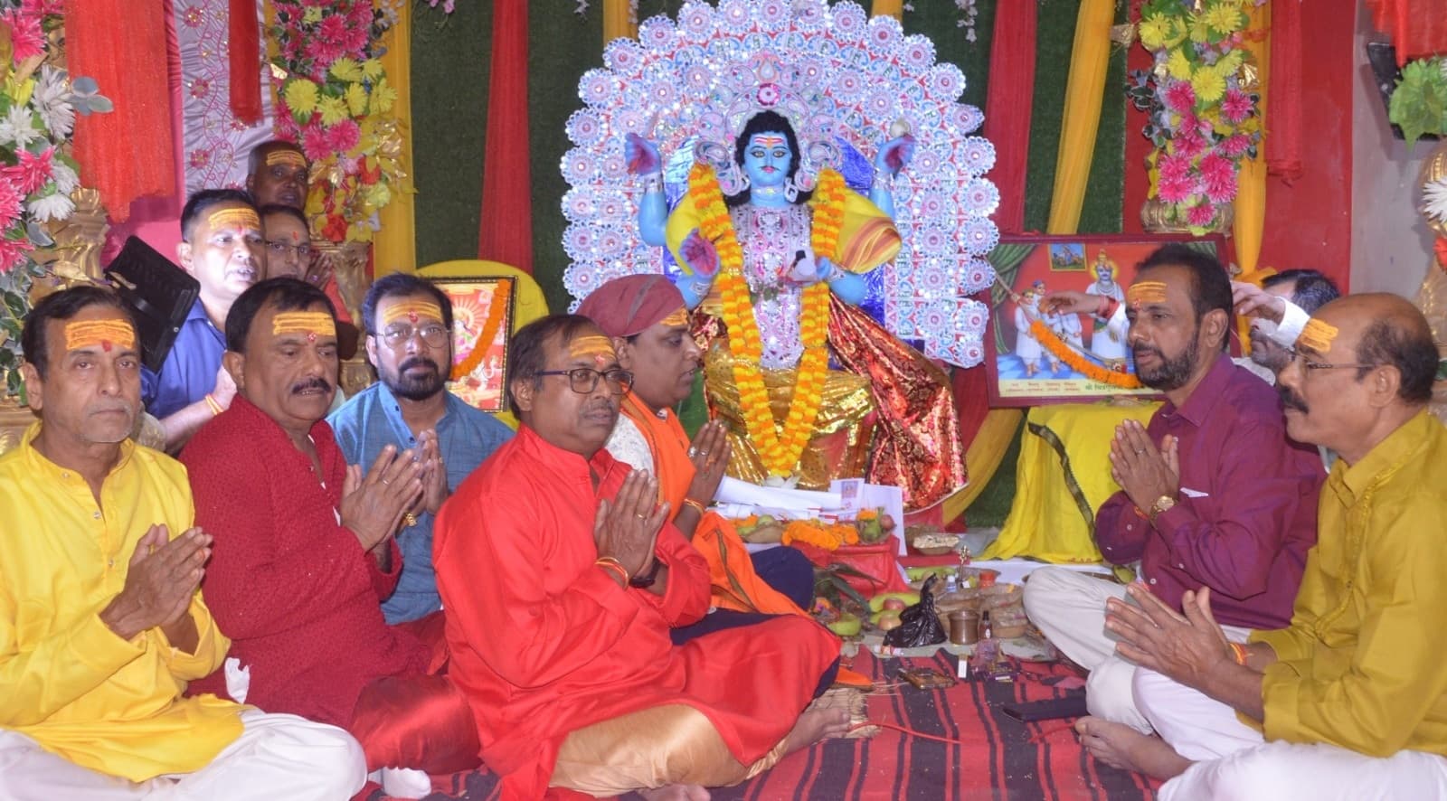 Bokaro News : चास में धूमधाम से की गयी चित्रगुप्त पूजा