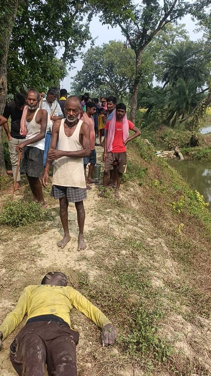 नहर के समीप बने गड्ढे में डूबने से एक युवक की मौत