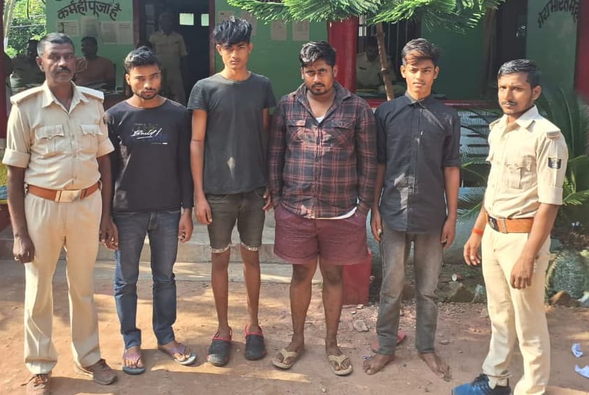 भतसारा व देवरी में दो कट्टा व कारतूस साथ चार अपराधी गिरफ्तार