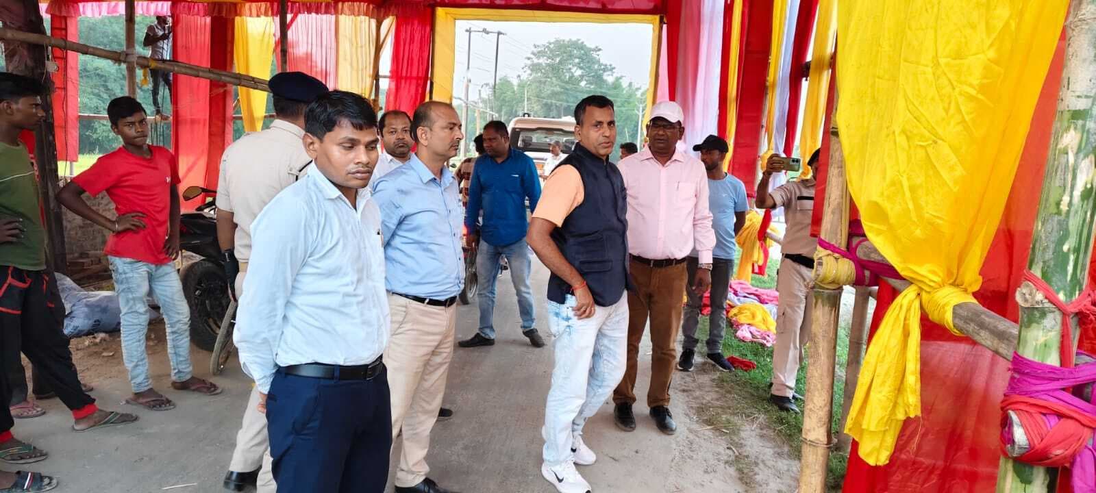 एसडीएम ने छठ घाटों का किया निरीक्षण, दिये कई निर्देश