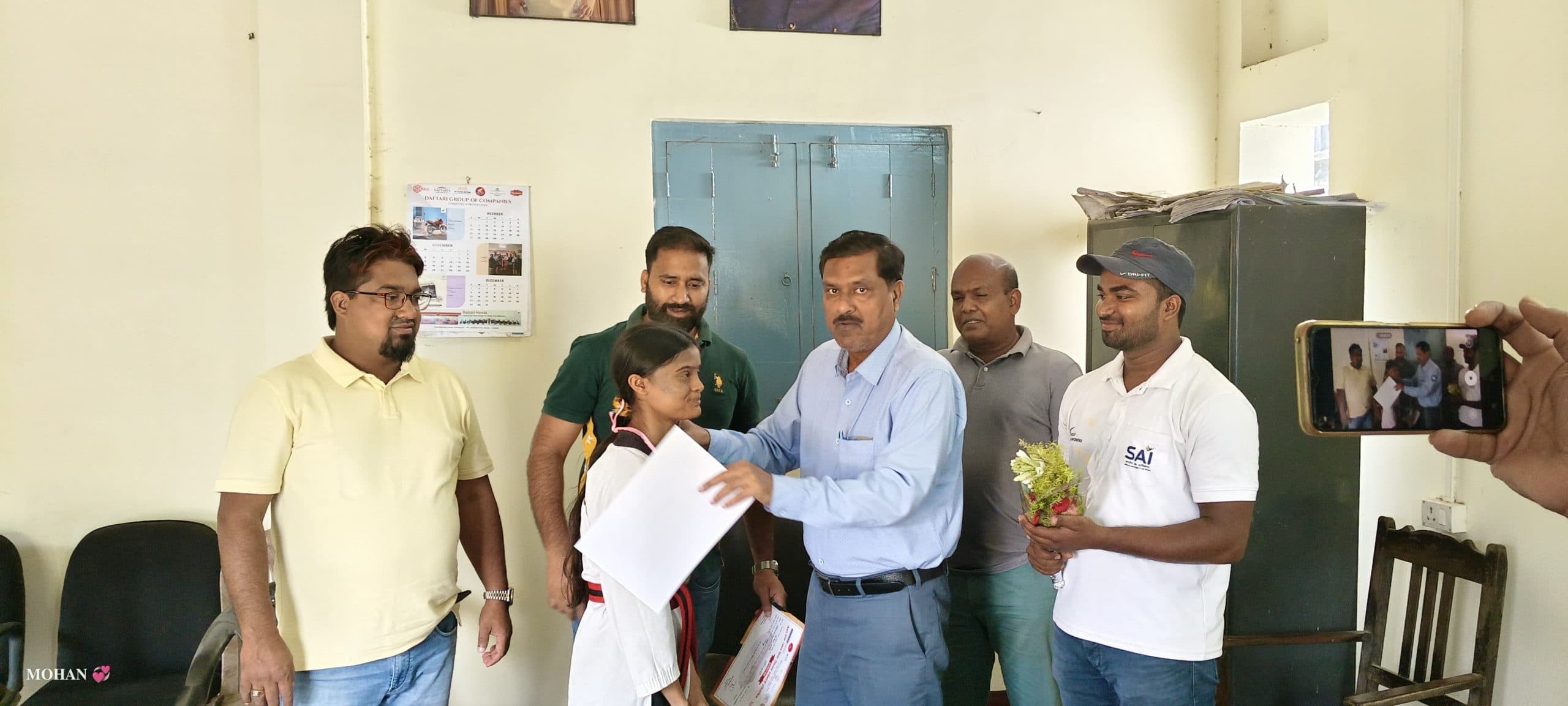 ताइक्वांडो प्रतियोगिता में श्वेता ने किया नाम रोशन