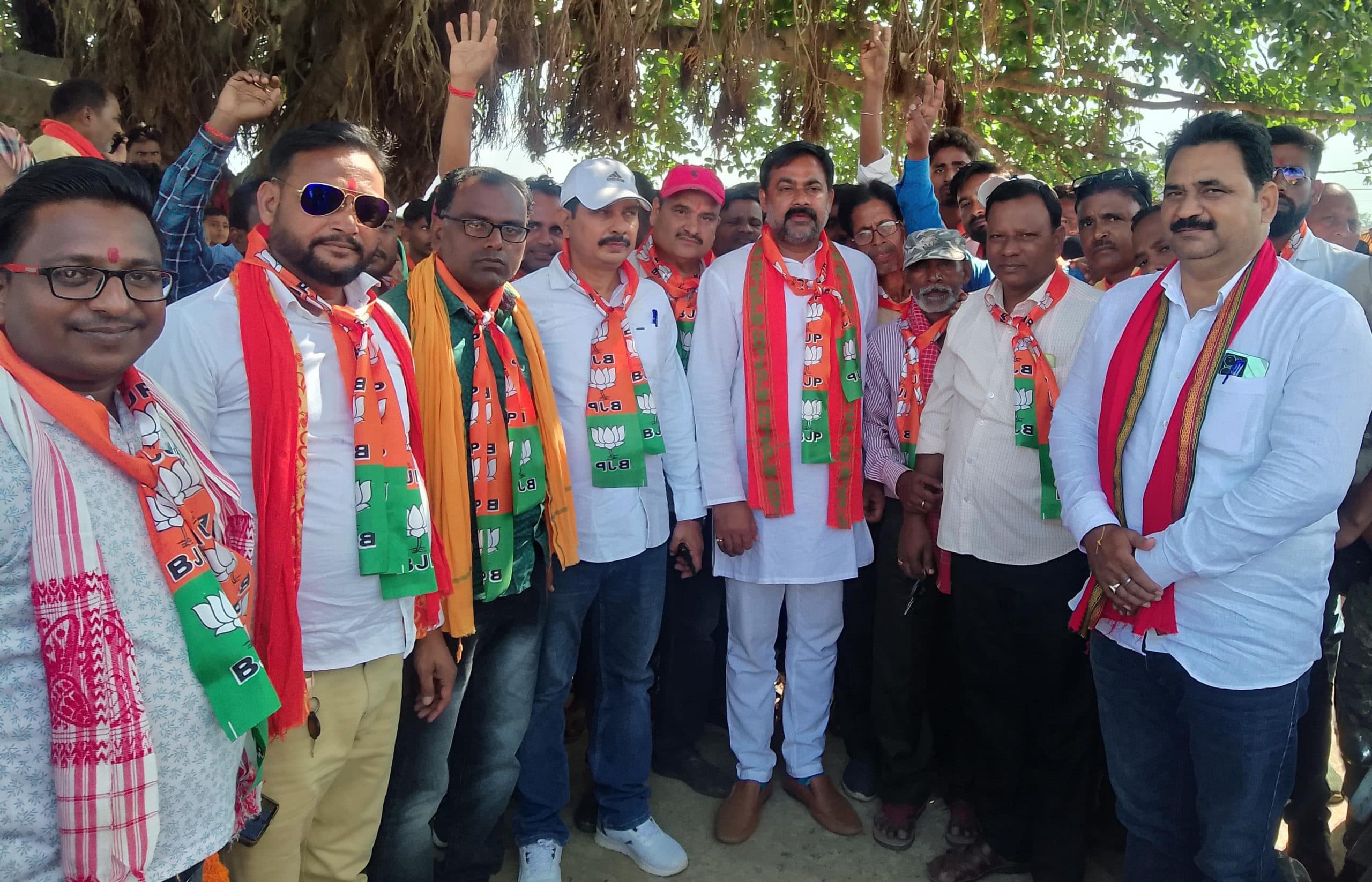 भाजपा प्रत्याशी ने चलाया जनसंपर्क अभियान