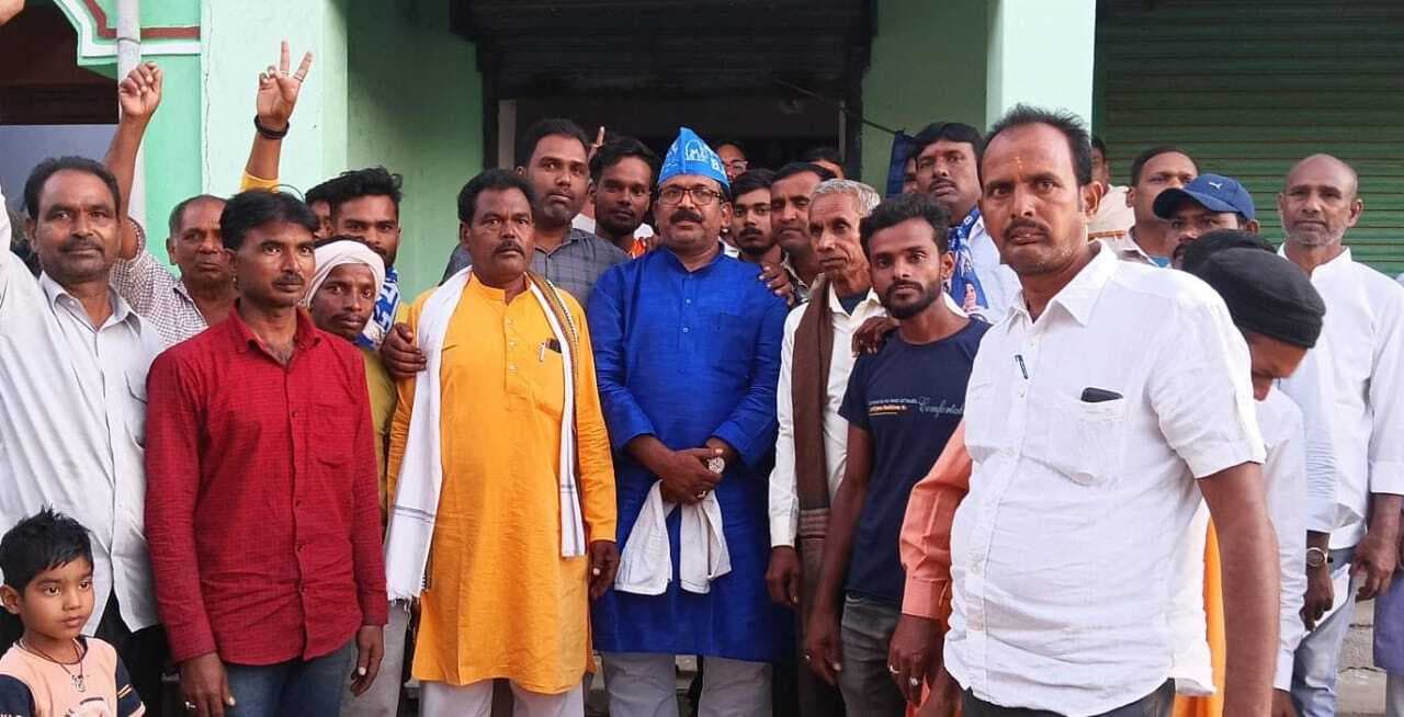 करौं में बसपा प्रत्याशी ने चलाया जनसंपर्क अभियान