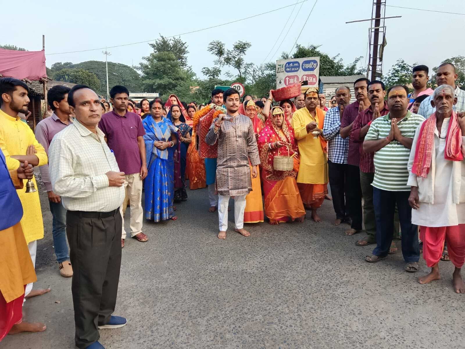 श्रीमद् भागवत कथा से माहौल हुआ भक्तिमय