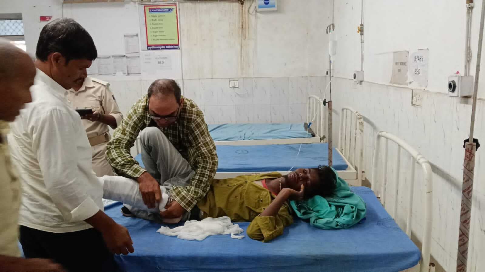 सड़क दुर्घटना में गया के तीन युवक जख्मी